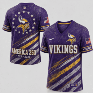 Minnesota Vikings 250 Years Of Freedom Football Jersey