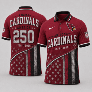 Arizona Cardinals 250 Years Of Freedom Polo