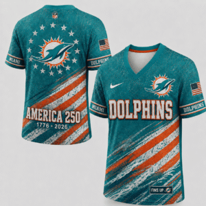 Miami Dolphins 250 Years Of Freedom Football Jersey