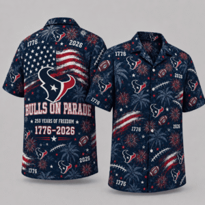 Houston Texans 250 Years Of Freedom Hawaiian Shirt