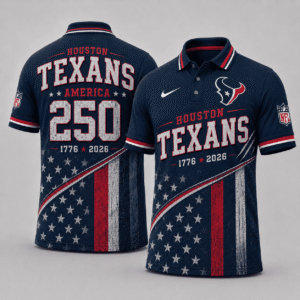 Houston Texans 250 Years Of Freedom Polo