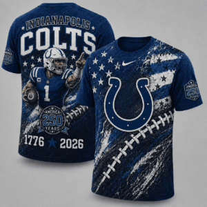 Indianapolis Colts 250 Years Of Freedom Exclusive T-shirt