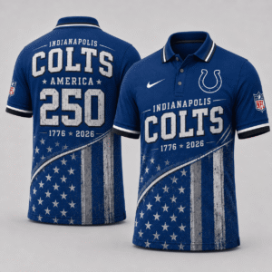 Indianapolis Colts 250 Years Of Freedom Polo