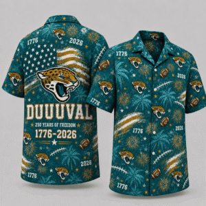 Jacksonville Jaguars 250 Years Of Freedom Hawaiian Shirt