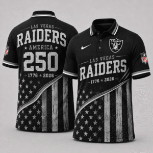 Las Vegas Raiders 250 Years Of Freedom Polo