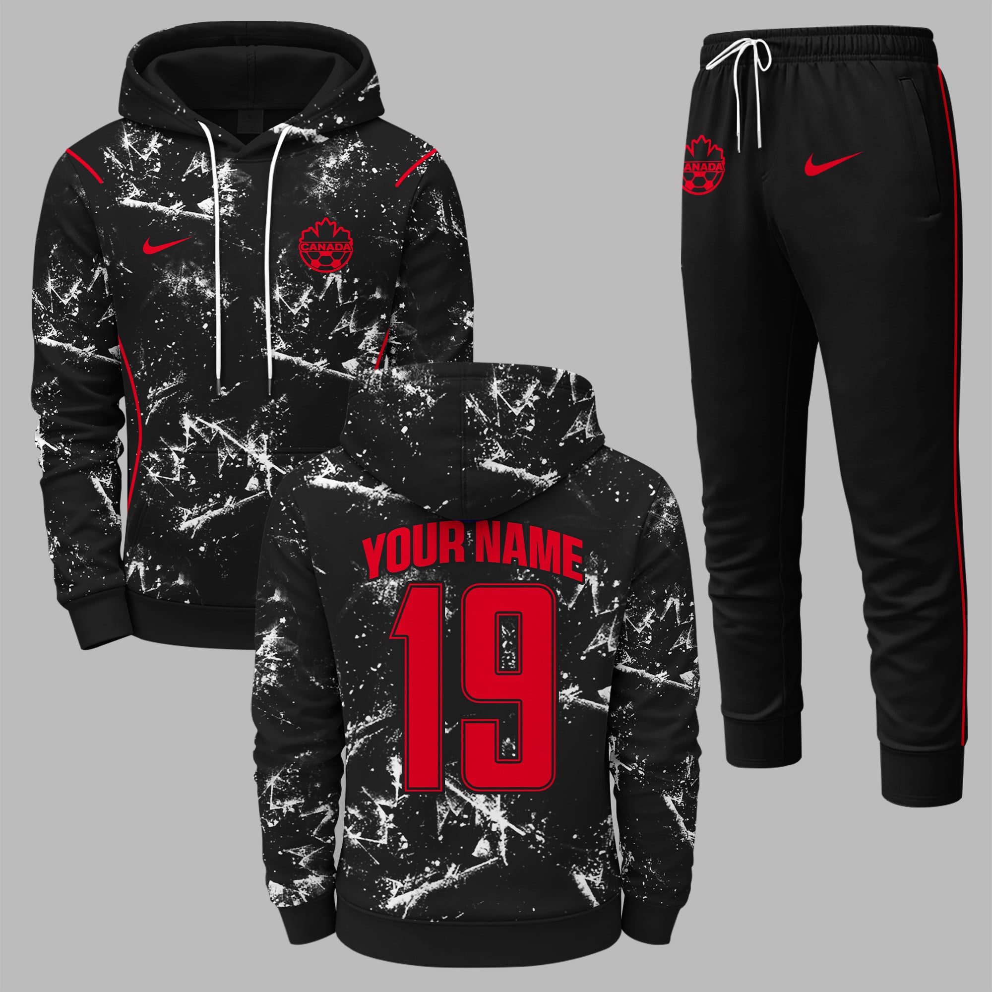 Canada 2026 World Cup Away Hoodie Jogger Set