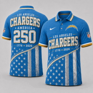 Los Angeles Chargers 250 Years Of Freedom Polo