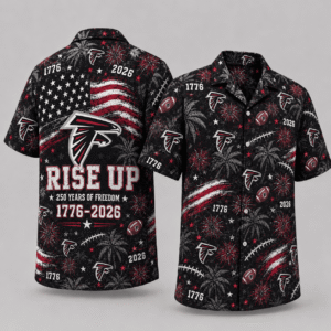 Atlanta Falcons 250 Years Of Freedom Hawaiian Shirt