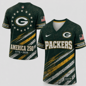 Green Bay Packers 250 Years Of Freedom Football Jersey