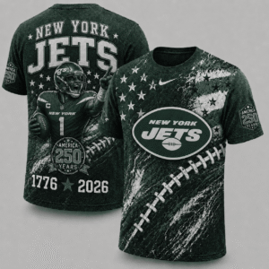 New York Jets 250 Years Of Freedom Exclusive T-shirt