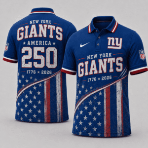 New York Giants 250 Years Of Freedom Polo