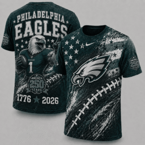 Philadelphia Eagles 250 Years Of Freedom Exclusive T-shirt