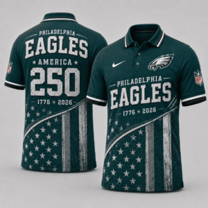 Philadelphia Eagles 250 Years Of Freedom Polo