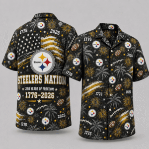 Pittsburgh Steelers 250 Years Of Freedom Hawaiian Shirt