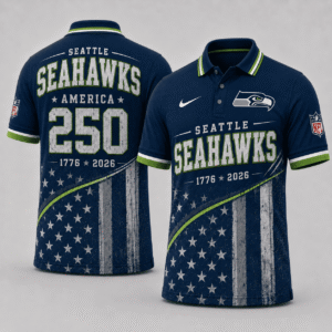 Seattle Seahawks 250 Years Of Freedom Polo