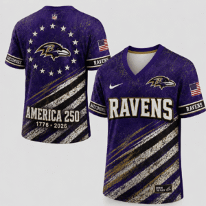 Baltimore Ravens 250 Years Of Freedom Football Jersey