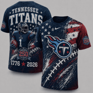 Tennessee Titans 250 Years Of Freedom Exclusive T-shirt