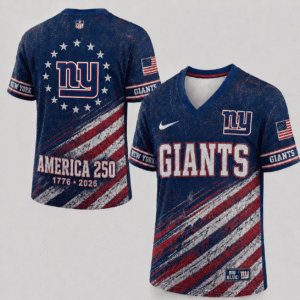 New York Giants 250 Years Of Freedom Football Jersey
