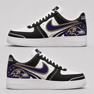 Baltimore Ravens 250 Years Of Freedom AF1 Low Shoes