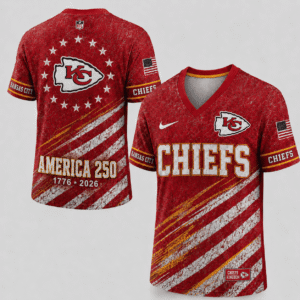 Kansas City Chiefs 250 Years Of Freedom Football Jersey