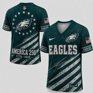 Philadelphia Eagles 250 Years Of Freedom Football Jersey