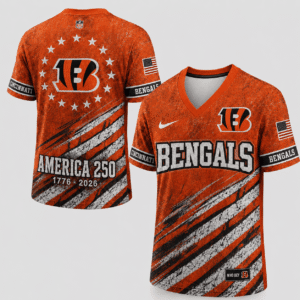 Cincinnati Bengals 250 Years Of Freedom Football Jersey
