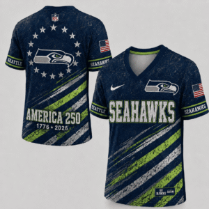 Seattle Seahawks 250 Years Of Freedom Football Jersey