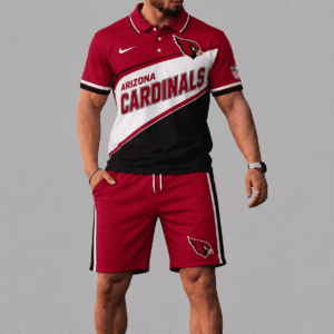 Arizona Cardinals Polo Shirt And Short Set