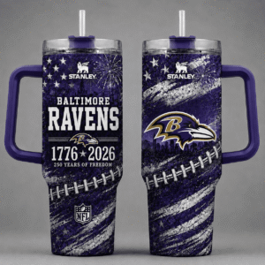 Baltimore Ravens 250 Years Of Freedom 40oz Tumbler