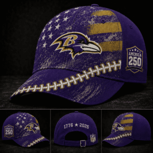 Baltimore Ravens 250 Years Of Freedom Football Cap