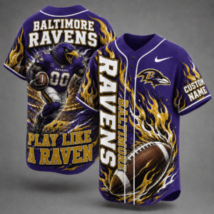 Baltimore Ravens Mascot Baseball Jerseys 2026 Version