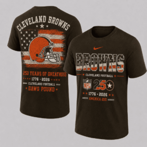 Cleveland Browns 250 Years Of Freedom T-shirt