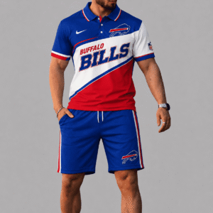 Buffalo Bills Polo Shirt And Short Set
