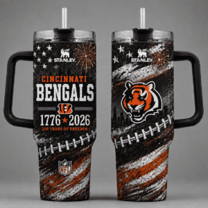 Cincinnati Bengals 250 Years Of Freedom 40oz Tumbler