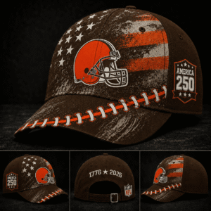 Cleveland Browns 250 Years Of Freedom Football Cap