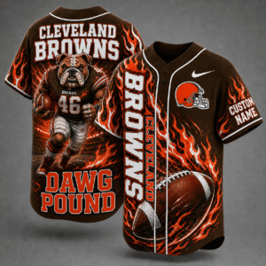 Cleveland Browns Mascot Baseball Jerseys 2026 Version