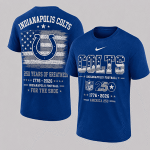 Indianapolis Colts 250 Years Of Freedom T-shirt