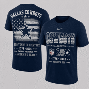 Dallas Cowboys 250 Years Of Freedom T-shirt