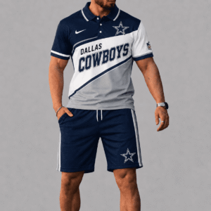 Dallas Cowboys Polo Shirt And Short Set
