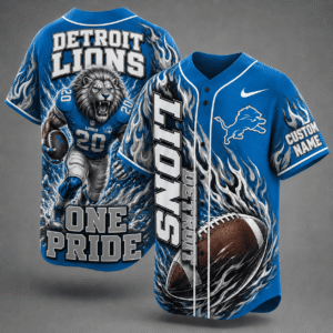 Detroit Lions Mascot Baseball Jerseys 2026 Version