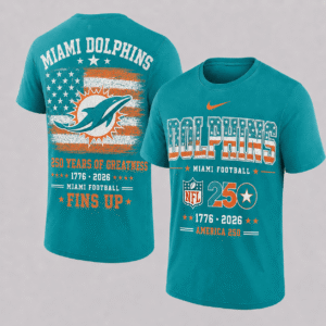 Miami Dolphins 250 Years Of Freedom T-shirt