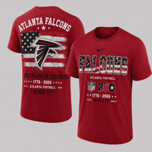 Atlanta Falcons 250 Years Of Freedom T-shirt