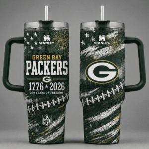 Green Bay Packers 250 Years Of Freedom 40oz Tumbler