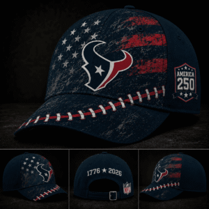 Houston Texans 250 Years Of Freedom Football Cap