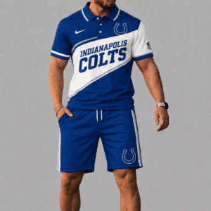 Indianapolis Colts Polo Shirt And Short Set