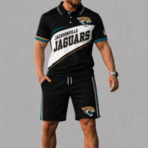 Jacksonville Jaguars Polo Shirt And Short Set