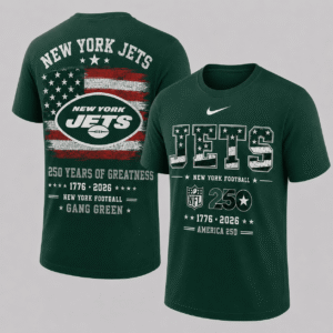 New York Jets 250 Years Of Freedom T-shirt