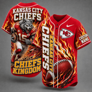 Kansas City Chiefs Mascot Baseball Jerseys 2026 Version