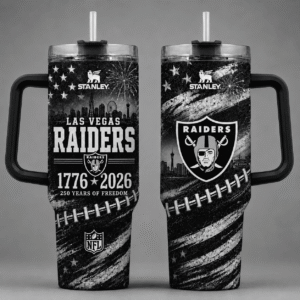 Las Vegas Raiders 250 Years Of Freedom 40oz Tumbler