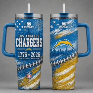 Los Angeles Chargers 250 Years Of Freedom 40oz Tumbler